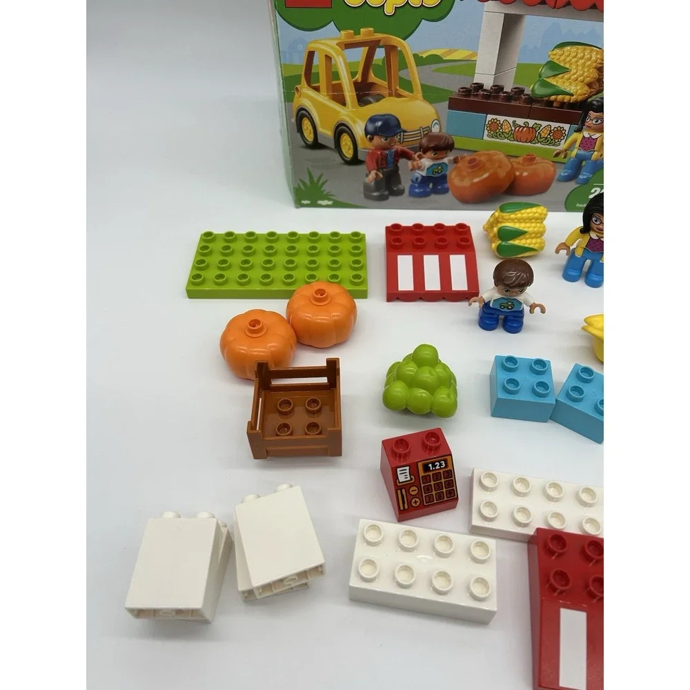 Retired 2018 LEGO Duplo Town - Farmers' Market 10867-Used Set-Complete w/Box - Picture 7 of 11